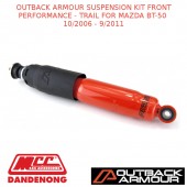 OUTBACK ARMOUR SUSPENSION KIT FRONT - TRAIL FITS MAZDA BT-50 10/2006 - 9/2011